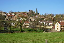 A general view of Granges-le-Bourg