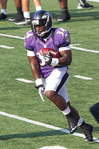 Rainey in a practice at the M&T Bank Stadium in 2012, his rookie season