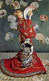 Клод Моне, Madame Monet en costume Japonais, 1875