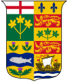 Blason de 1868 (quatre provinces).