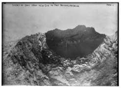 Effect of shell from 420 mm gun on Fort Boussois, Maubeuge, 1914 (LCCN2014698430)