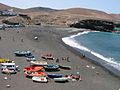 Spiaggia a Ajuy