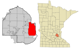 Location in Hennepin County and the U.S. state of Minnesota