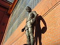 Statue de John Greig dans le mémorial du désastre d'Ibrox