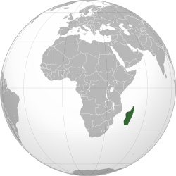 Distribución de Adansonia grandidieri