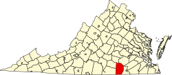 Koartn vo Brunswick County innahoib vo Virginia