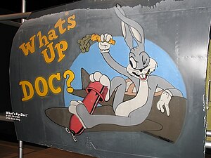 Bugs Bunny sur un B-52.