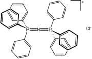 双(三苯基膦)氯化亚铵 是有较大基团的亲脂性的鏻离子 [Ph3PNPPh3]+的氯化物。