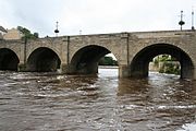 River Wharfe, Wetherby 53°55′35.68″N 1°23′21.48″W﻿ / ﻿53.9265778°N 1.3893000°W﻿ / 53.9265778; -1.3893000