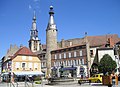 Uhrturm im Ortszentrum