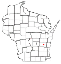 Vị trí trong tiểu bang Wisconsin.