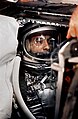 Alan Shepard i romkapselen før oppskyting