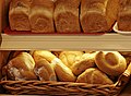 麵包店裏的麵包和麵包卷