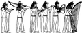 Grupo musical del Antiguo Egipto