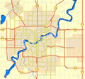 Edmonton City map