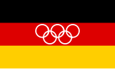 德国联合代表队旗（1960年－1968年）