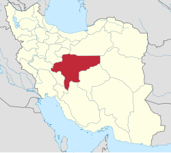 Regione di Esfahan - Localizzazione