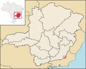 Kart over Estrela Dalva