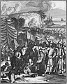 Achat d'esclaves aux Arakanais par des Hollandais de la VOC à Baliapal (aujourd'hui dans l'état d'Odisha) ; Inde, 1663.