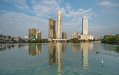 Der Beira Lake befindet sich im Herzen von Colombo.