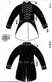 Accompanying diagram to the 1872 court uniforms for the fourth rank and above