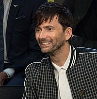 David Tennant, l'interprète du quatorzième Docteur, ici à la New York Comic Con de 2018.