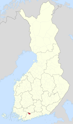 Location o Karkkila in Finland