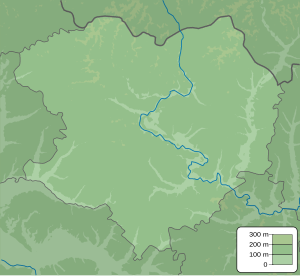 Василівський заказник. Карта розташування: Харківська область