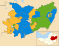 2019 results map