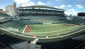 Der Innenraum des Paul Brown Stadium im Juni 2017