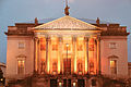 Theatrum Operaticum Civitatis Berolini (Berlin Staatsoper) in via Unter den Linden.