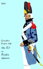 grenadier du 98e régiment d’infanterie de ligne de 1791 à 1792