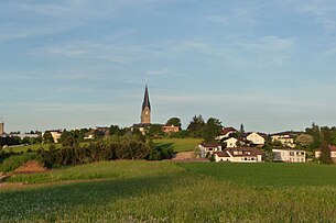 Die Stadt von Westen gesehen