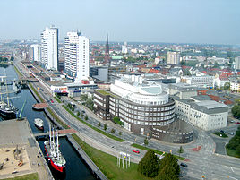 Udsigt over Bremerhaven