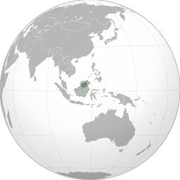 Localização de Estado de Brunei