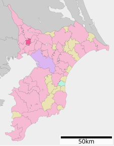 Poziția localității Kamagaya