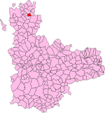 Localisation de Villanueva de la Condesa