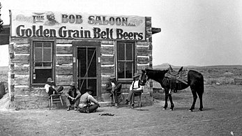 Bob Saloon Miles Cityssä Montanassa 1880.