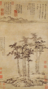 六君子图，藏于上海博物馆