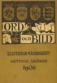 Pärmillustration till inbundna årgången 1908