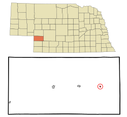 Location of Elsie, Nebraska