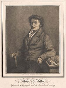 Alois Senefelder v roce 1818