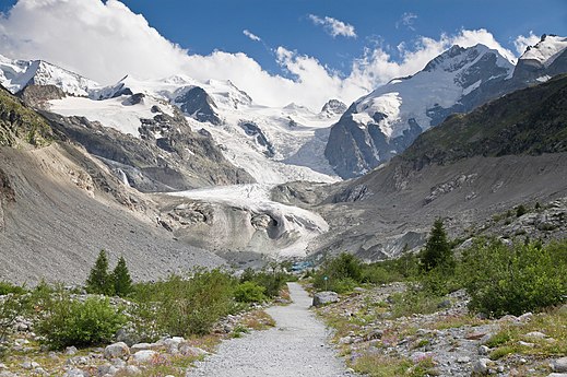 Morteratsch Glacier, Switzerland