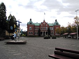 Kyrktorget, vy mot Tingshuset