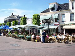 Assen, pavement cafe called Markt
