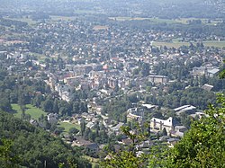 Skyline of Challes-les-Eaux