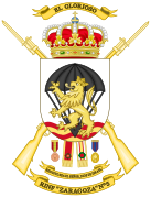 Escudo del Regimiento de Infantería nº. 5 "Zaragoza" (RI-5)