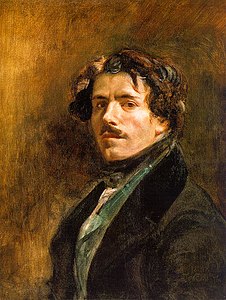 Delacroix: Autorretrato, (1837).