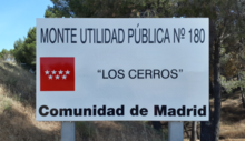 Cartel del MUP nº 180, Los Cerros de Alcalá de Henares.