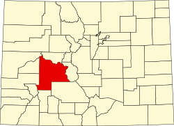 Koartn vo Gunnison County innahoib vo Colorado